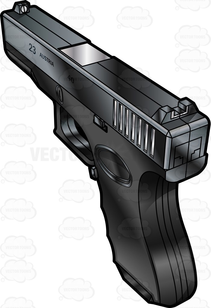 700x1024 Top Rear Side View Of A Glockl Short Recoil Semi Automatic Pistol