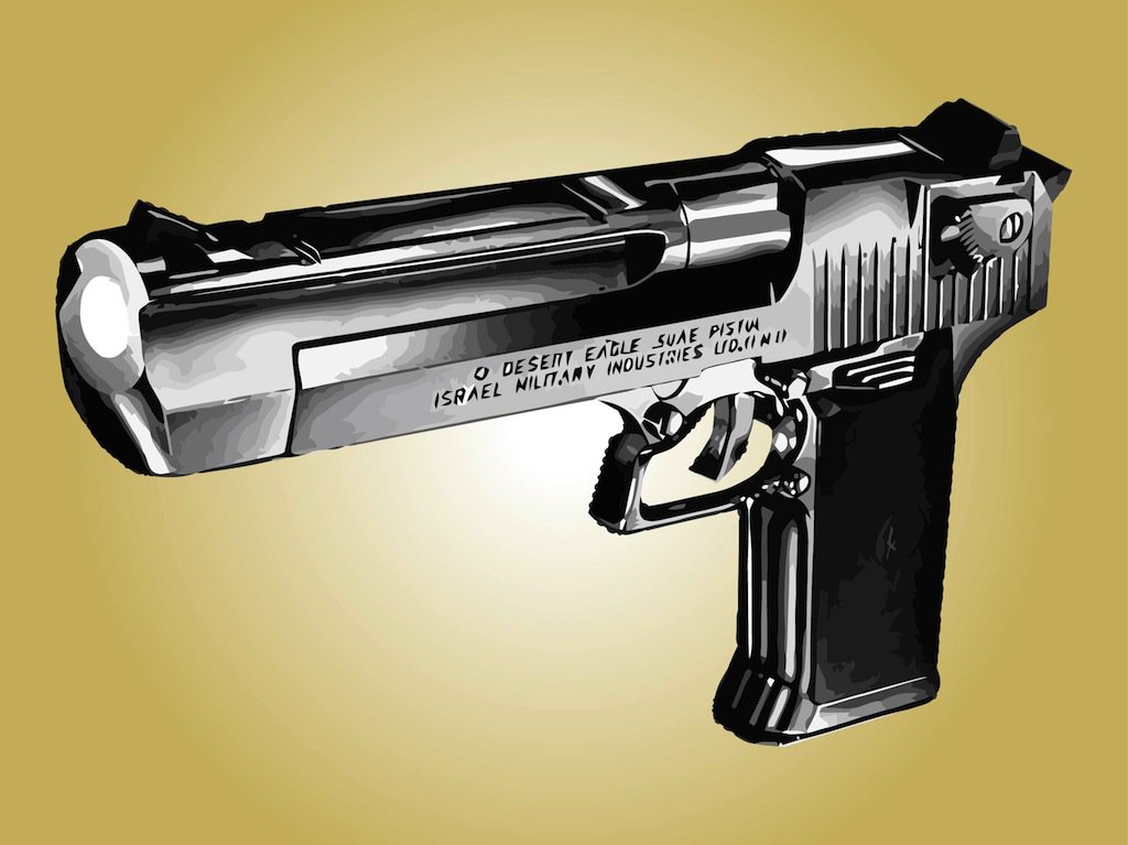 1024x767 Desert Eagle Pistol Vector Art Amp Graphics