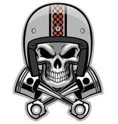 238x250 Skull And Crossed Piston Vector Art Work Vespa