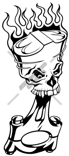 220x500 Es3piston02bw Clipart And Vectorart Vehicles