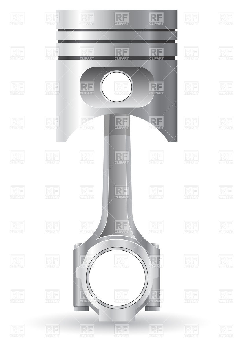 843x1200 Car Engine Piston Vector Image Vector Artwork Of Objects