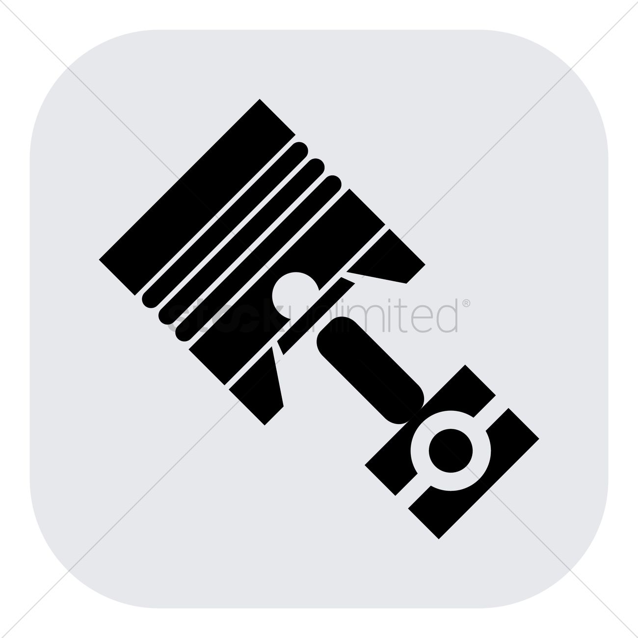 1300x1300 Piston Vector Image