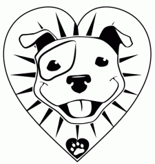 225x237 Pit Bull Puppy Vectorspirit Graphix Spirit Graphix