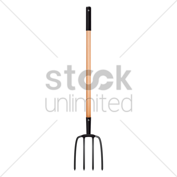 600x600 Pitchfork Vector Image
