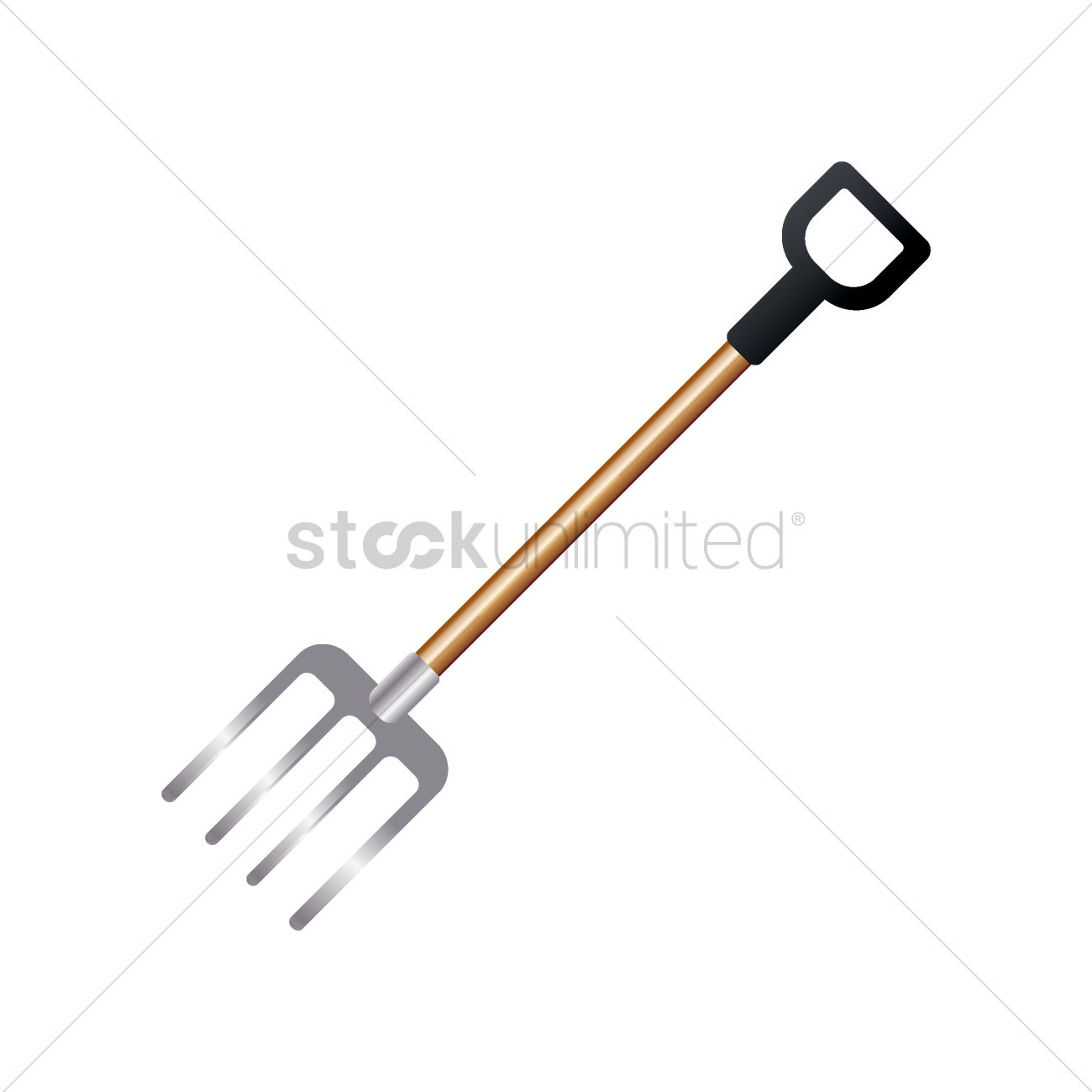1300x1300 Pitchfork Vector Image
