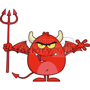 300x300 Royalty Free 8962 Royalty Free Rf Clipart Illustration Angry Red