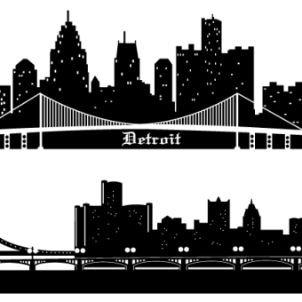 340x340 Pittsburgh Skyline Vectors Download Free Vector Art Amp Graphics