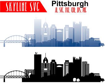 340x270 Pittsburgh Skyline Etsy