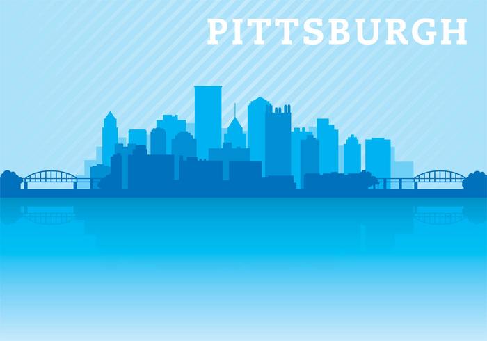 700x490 Pittsburgh Skyline Vector