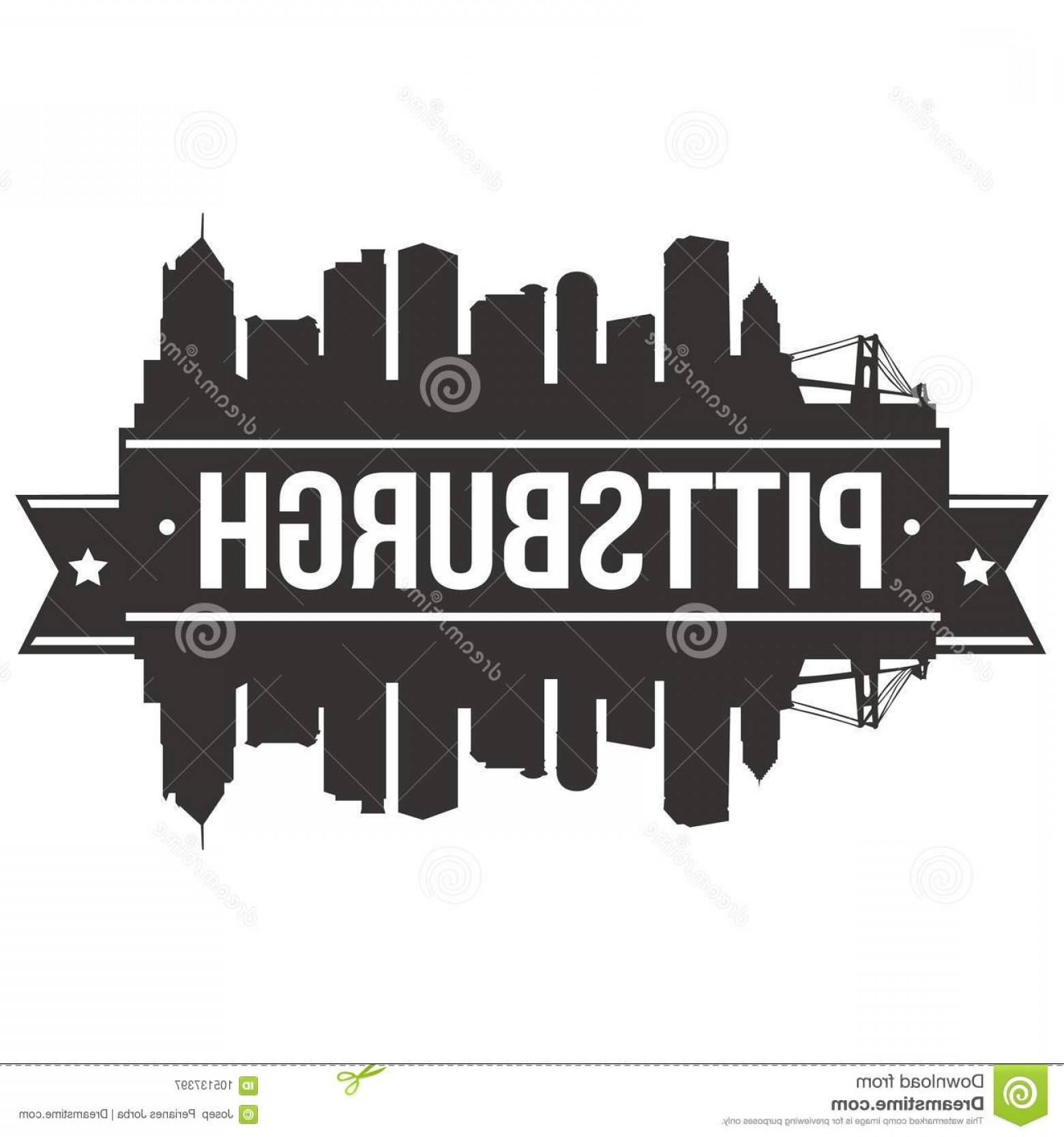 1560x1668 Pittsburgh Skyline Vector Graphic Geekchicpro