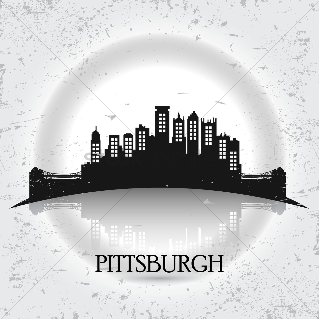 1300x1300 Pittsburgh Vector Image