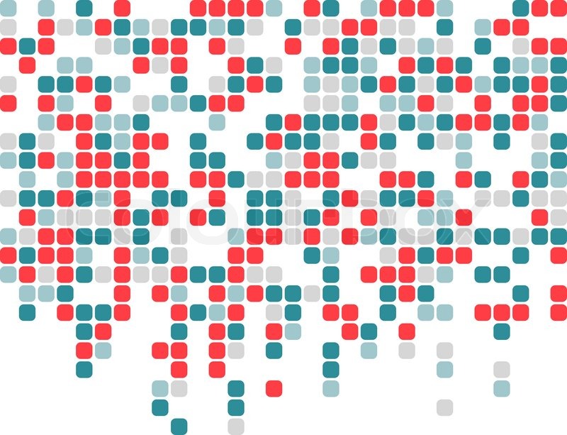 800x613 Abstract Pixel Mosaic Colorful Background Stock Vector Colourbox