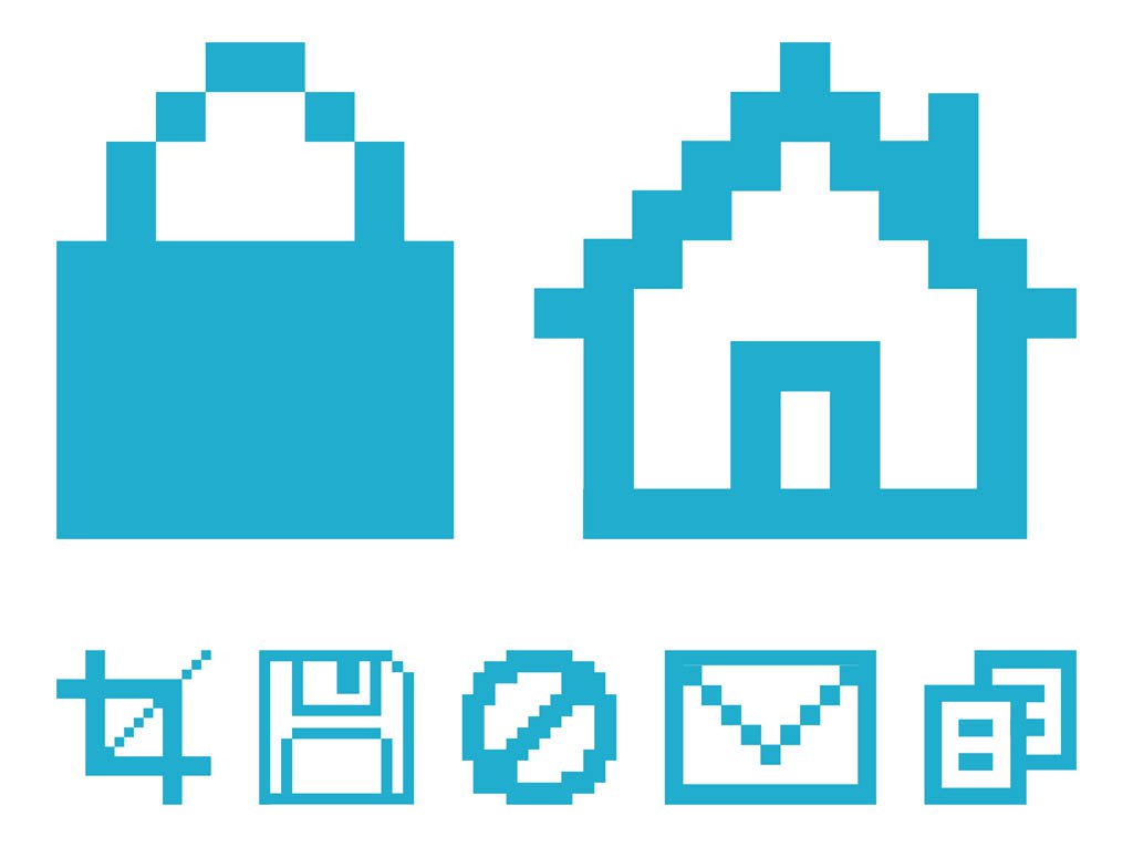 1024x765 Pixelated Computer Icons Vector Art Amp Graphics