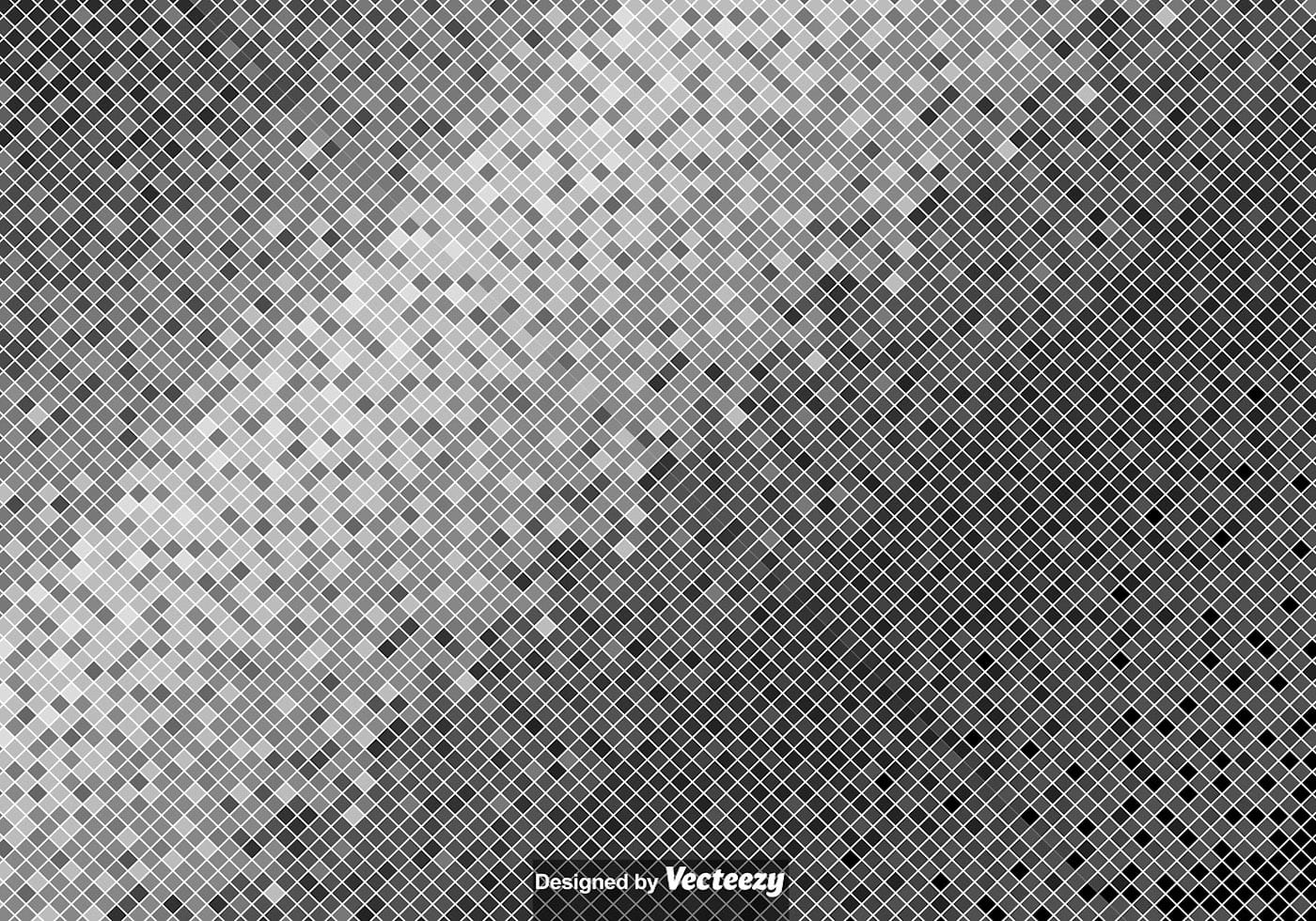 1400x980 Vector Gray Pixelated Background