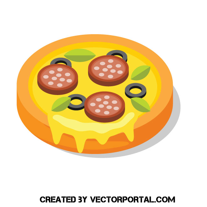 660x660 Pizza Icon Vector Image