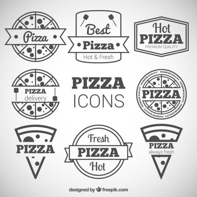 626x626 Pizza Icons Vector Free Download