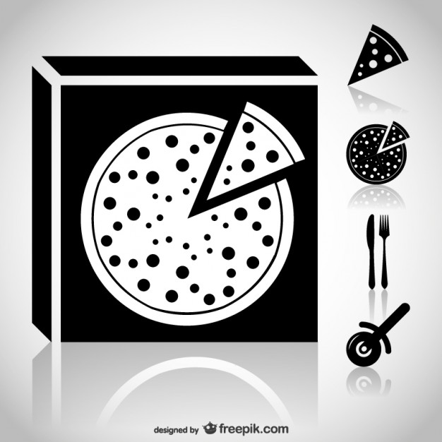 626x626 Pizza Icons Web Set Vector Free Download