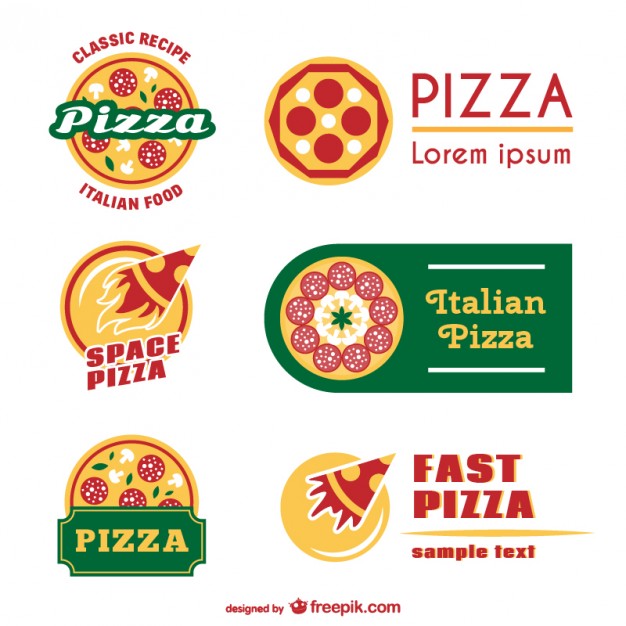 626x626 Pizza Logo Templates Vector Free Download