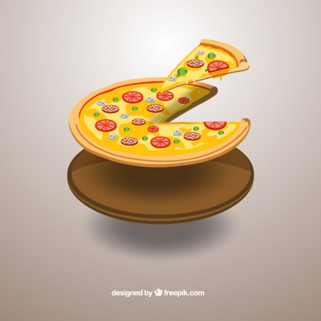 626x626 Pizza Slice Vector Premium Download