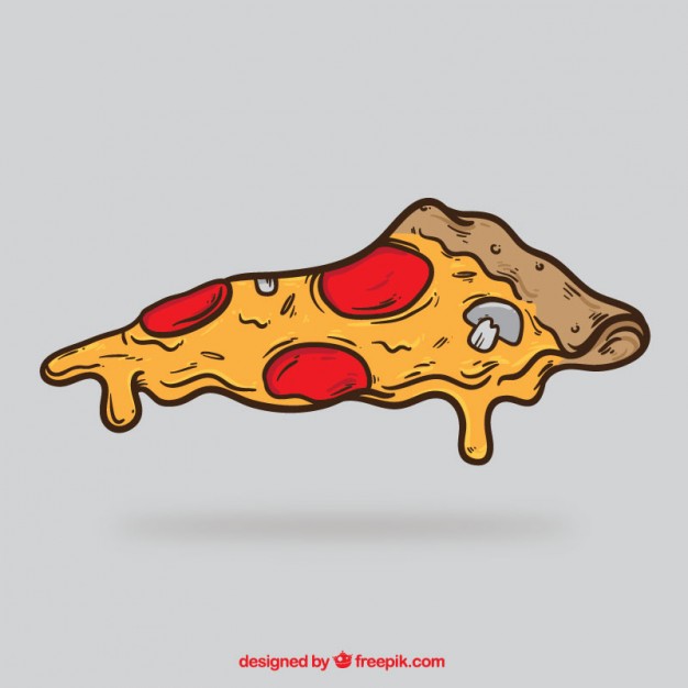 626x626 Delicious Pizza Slice Vector Free Download