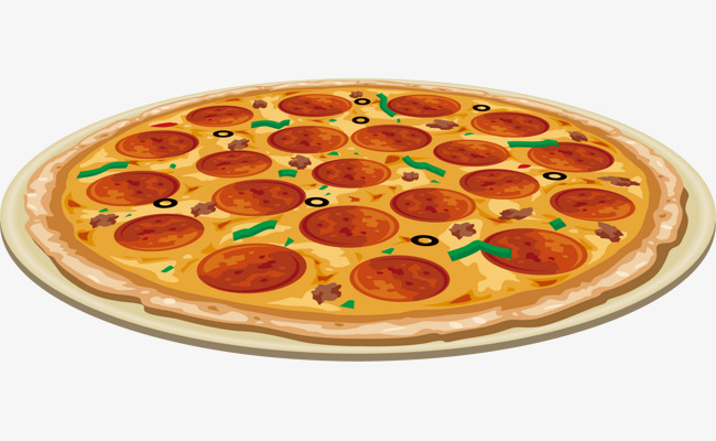 650x400 Pizza Vector Floating Material, Vector, Vector Material, Material