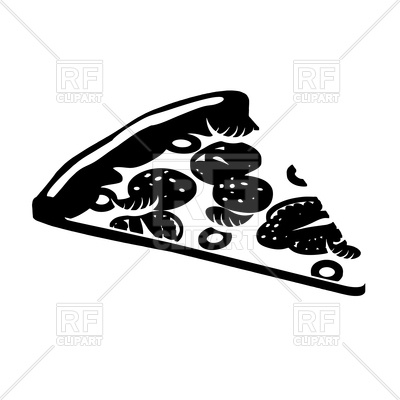 400x400 Pizza Silhouette Vector Image Vector Artwork Of Food And