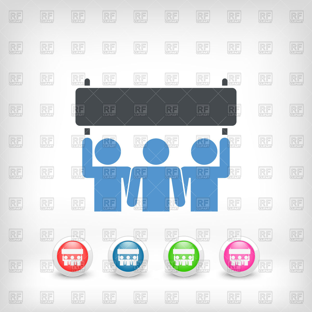 1200x1200 Fan Club Or Strike Protest Icon