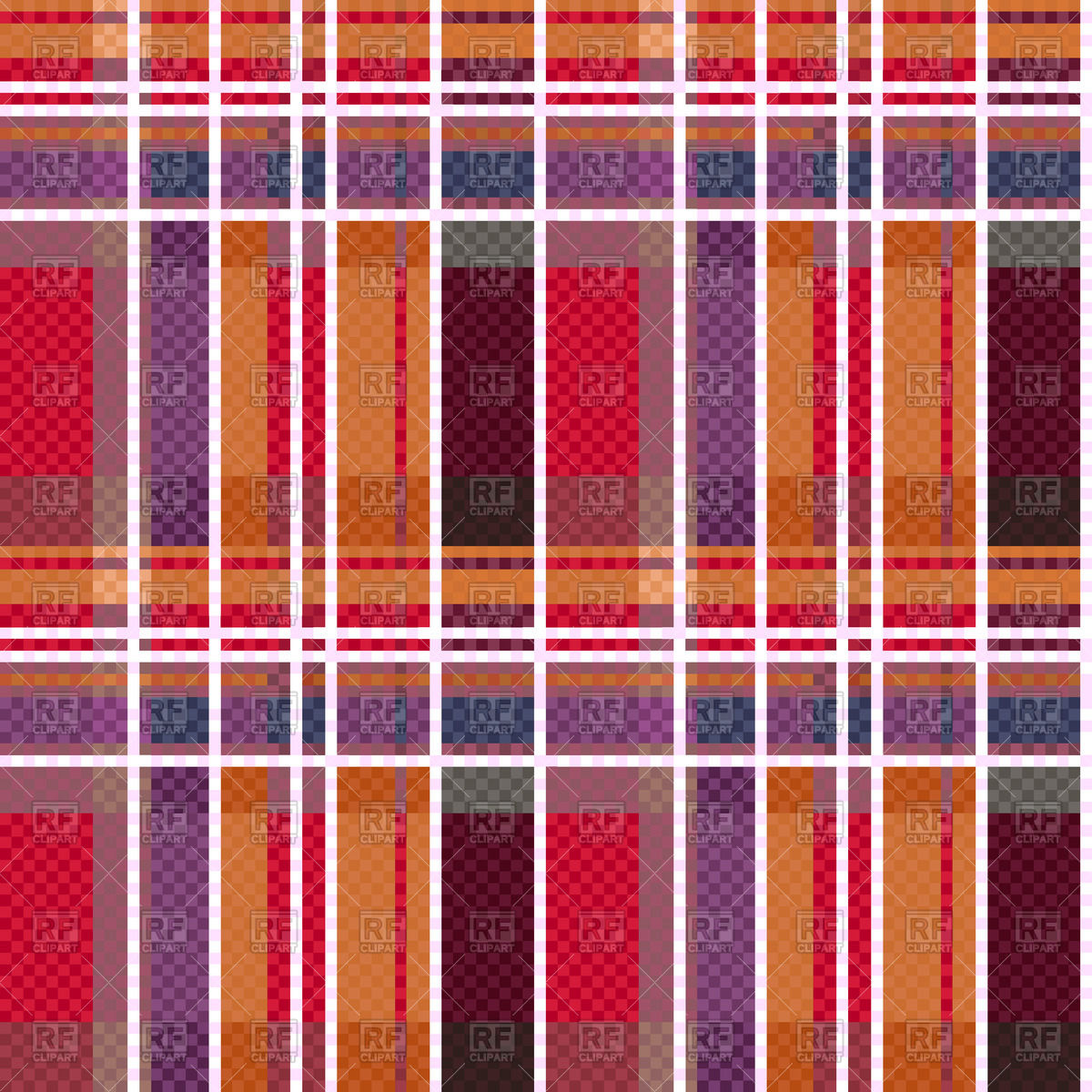 1200x1200 Seamless Plaid Pattern Vector Image Vector Artwork Of