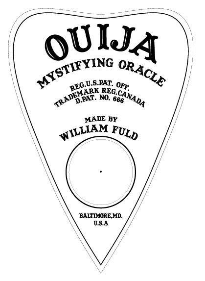 419x573 Printable Ouija Board Planchette Cookies
