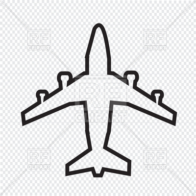 400x400 Plane Icon Vector Image Vector Artwork Of Signs, Symbols, Maps