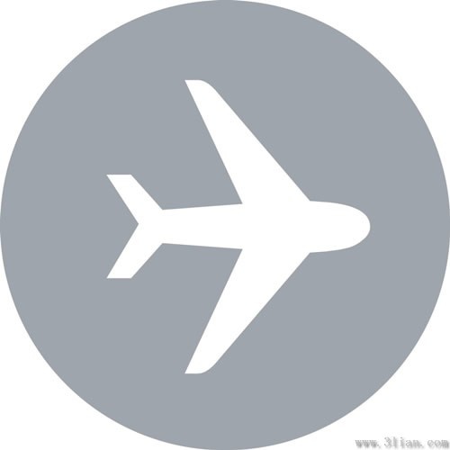 500x500 Vector Airplane Icon Vector Free Vector In Adobe Illustrator Ai
