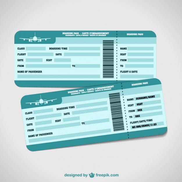 626x626 Airplane Tickets Holiday Vector Vector Free Download