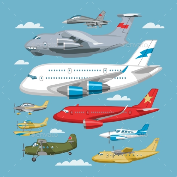 590x590 Plane Vector Aircraft Or Airplane And Jet Flight By Pantimetrok