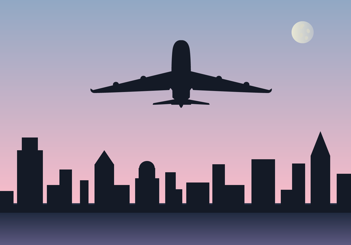 700x490 Free Plane Vector