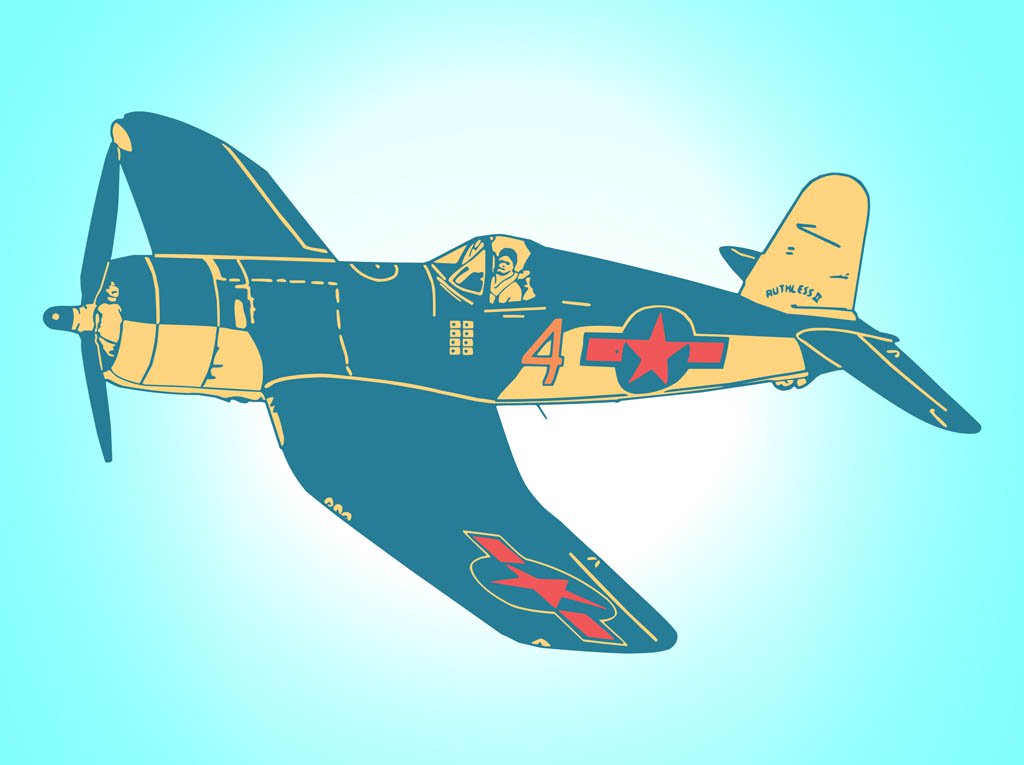 1024x765 Retro Plane Vector Art Amp Graphics