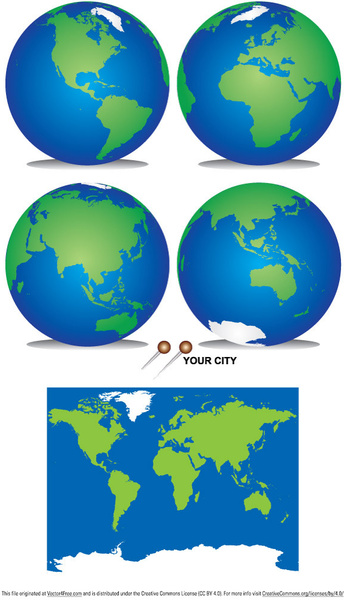 344x600 Planet Earth Vector Free Vector In Adobe Illustrator Ai ( .ai
