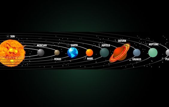 564x357 Planet Of Solar System Free Vector Download 174021 Cannypic