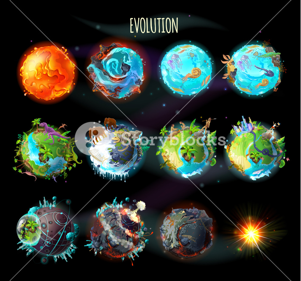 1000x935 Stages Of The Origin Of Life On Earth, Evolution, Climate Changes