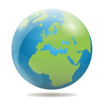 200x200 Icono En Vector Planeta Plano Vectores En Stock