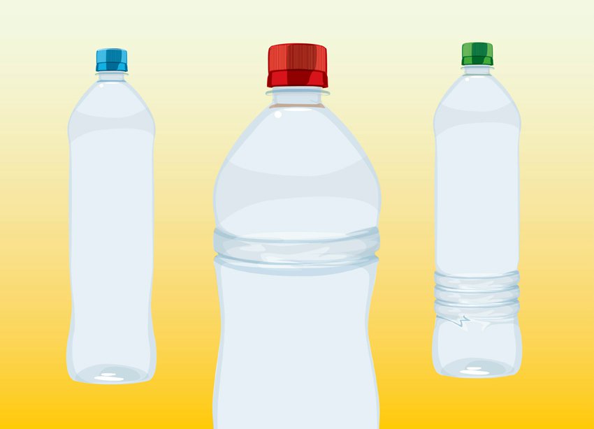 850x614 Water Bottles Vector Art Amp Graphics