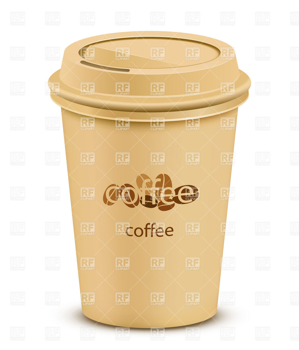 1025x1200 Plastic Coffee Cup With Lid Vector Image Vector Artwork Of Food