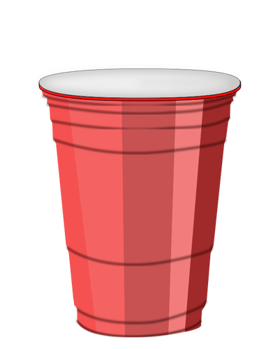 391x500 Plastic Cup Vector Drawing Public Domain Vectors