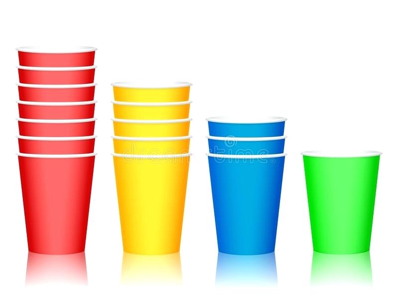 800x600 Plastic Cup Set Download Plastic Cups Stock Vector Illustration Of