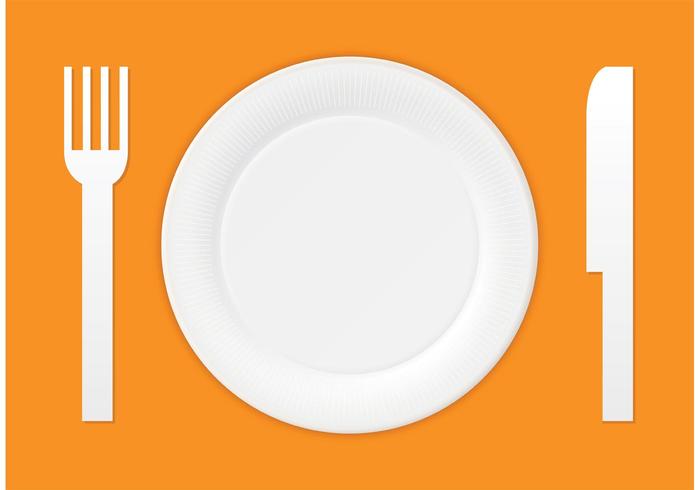 700x490 Vector Paper Plate