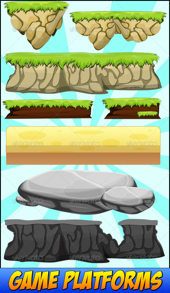 590x1014 Vector Game Platforms By Pettyfaith Graphicriver