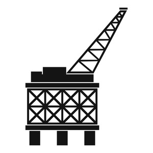 300x300 Oil Platform Royalty Free Vectors