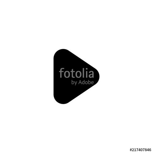 500x500 Play Button Icon Vector Symbol Sign Stock Image And Royalty Free