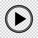 160x160 Multimedia Buttons Set. Red And Green Play Button Icon. Vector