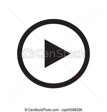 450x470 Play Icon Vector Illustration. Free Royalty Images. Play Icon