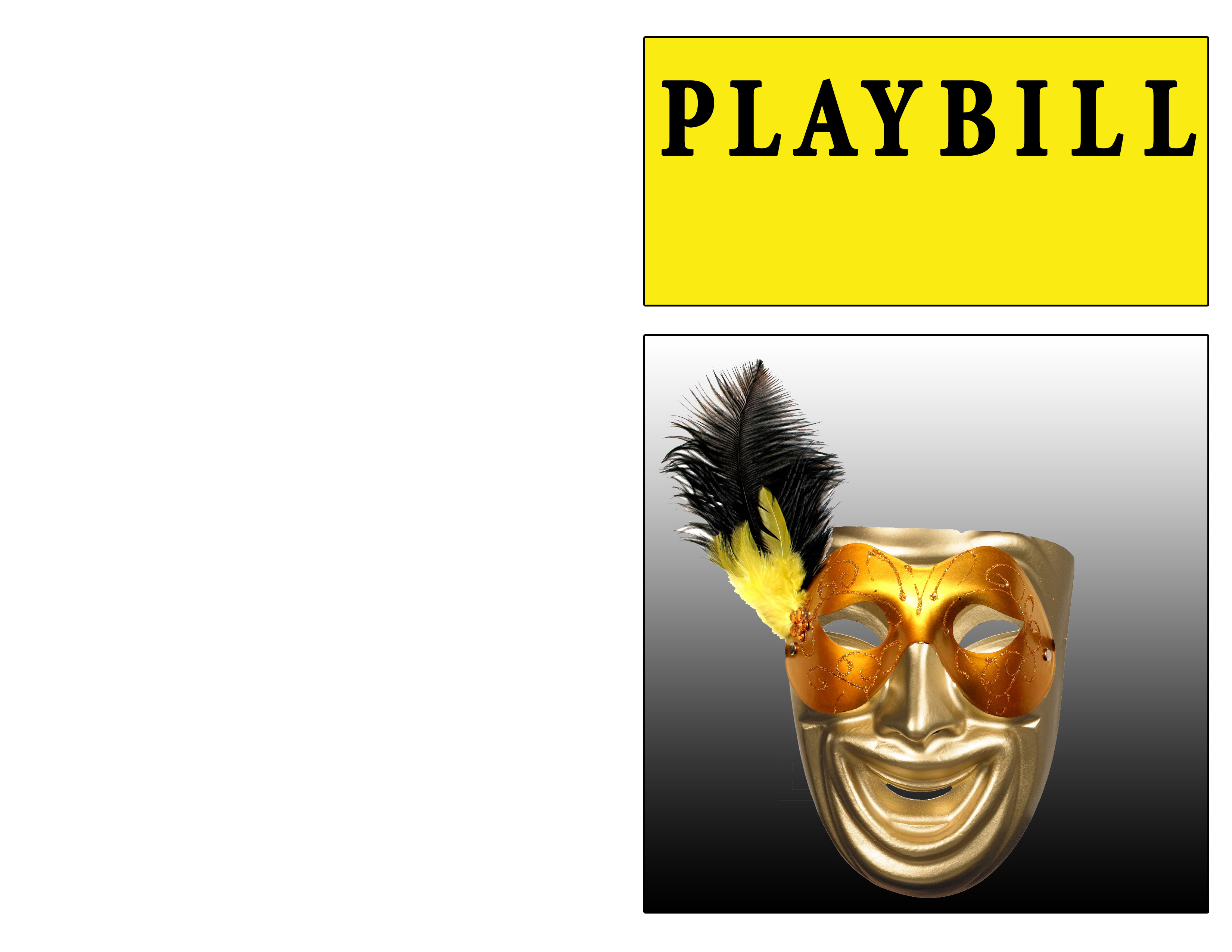 3300x2550 Playbill Rough Drafts M. C. Barnes